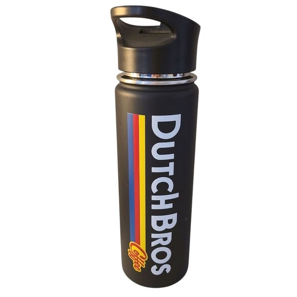 dutch bros. 20 oz. stainless steel insulated slim/tall tumbler coffee travel cup - Picture 1 of 3